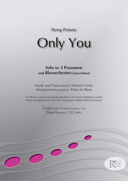 Only You • 3 Solo-Posaunen • BLO