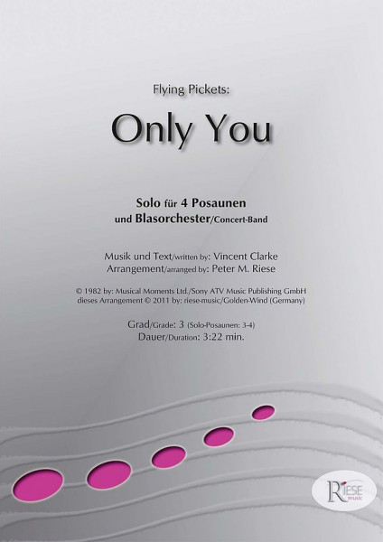 Only You • 4 Solo-Posaunen • BLO