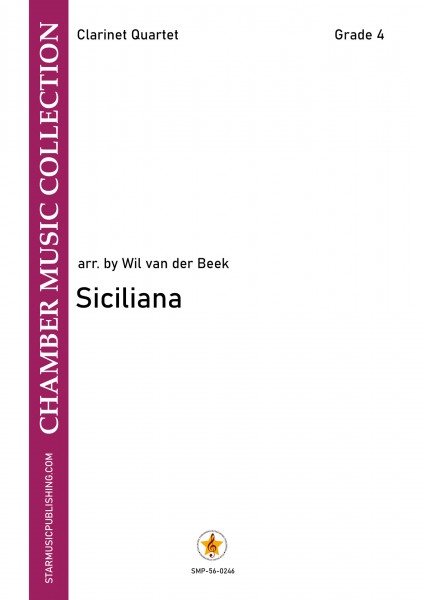 Siciliana • Klarinettenquartett • Titelbild